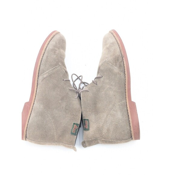 GH Bass & Co Tan Elspeth Sea Rock Suede Leather Lace up Chukka Boots Size 7 - Picture 7 of 9